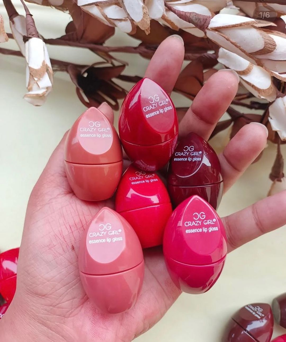 3pcs Highly Pigmented Cutest mini Egg Lipgloss