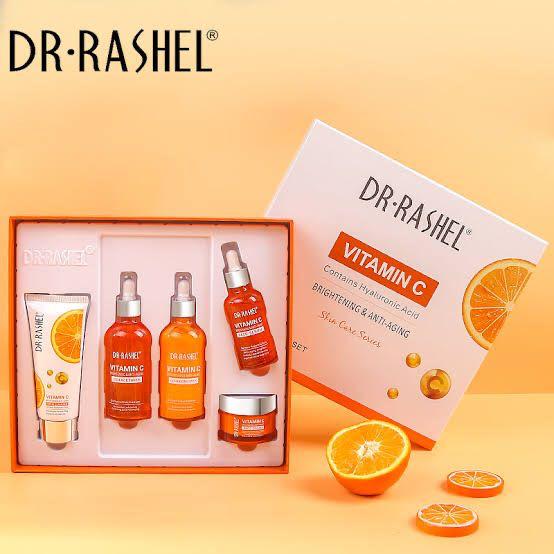 Dr Rashel Vitamin C Brightening Anti Aging Skin Care Set Pack Of 5