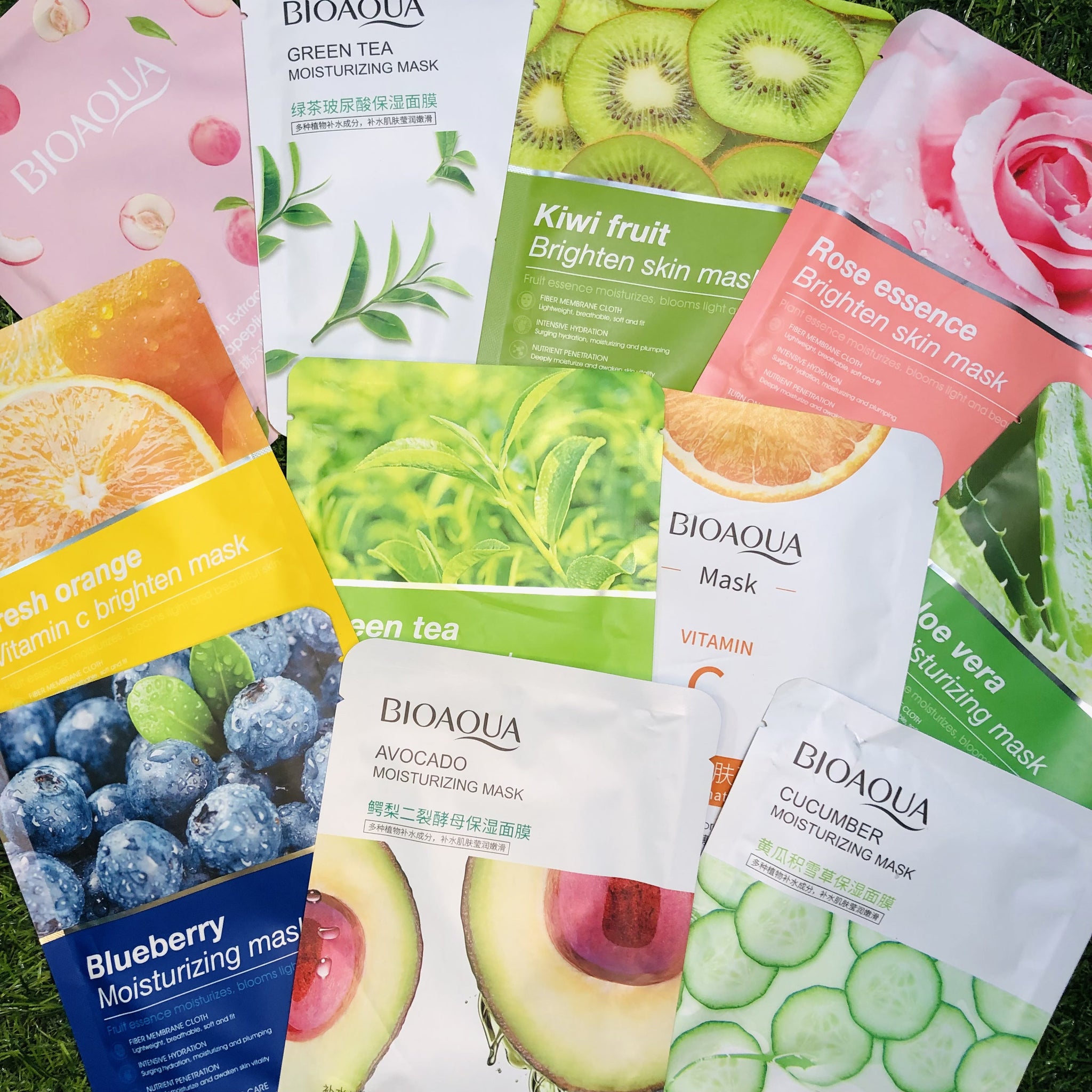 Fruits Moisturizing Face Mask skincare Firming Brightening Facial Masks (Random)