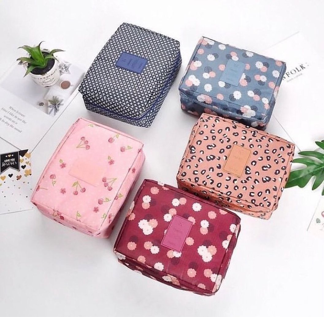 Waterproof Travel Cosmetic Pouch Women Cosmetic Bag Women Toiletries Organizer Waterproof Female Storage Make up Cases Toiletry Bag