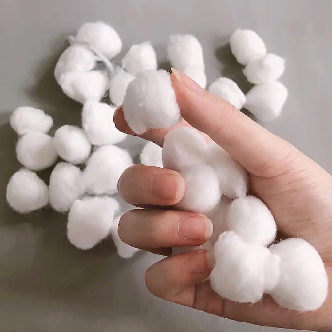 100pcs Cotton Balls Set New Nail Art Tool Nail Remover Cotton Ball Nail Polish Remover Photo Therapy Glue Nail Polish Glue Cotton Ball