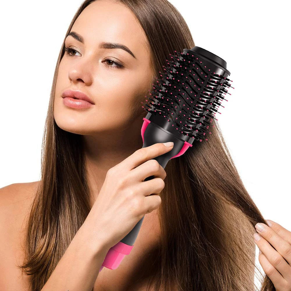 Electric One Step Hair Blow Dryer And Volumizer - 3 In 1 Hot Air Brush