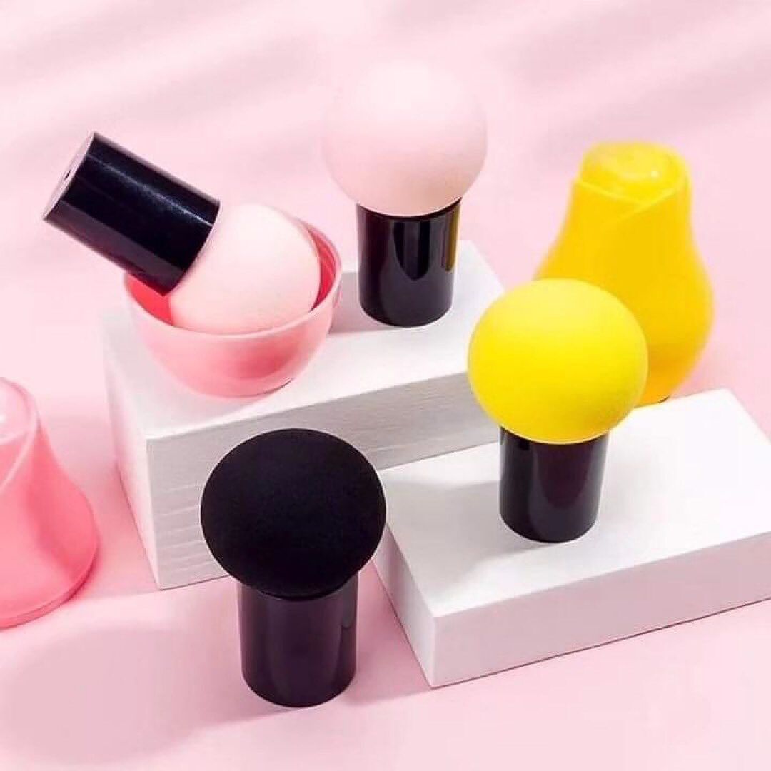 Mushroom Shape Cosmetic Puff Makeup Sponge for Liquid Foundation Cream Beauty Cosmetics Puff Make Up Cosmetic Powder Puff