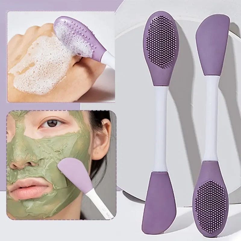 Silicon Double Head Facial Brush