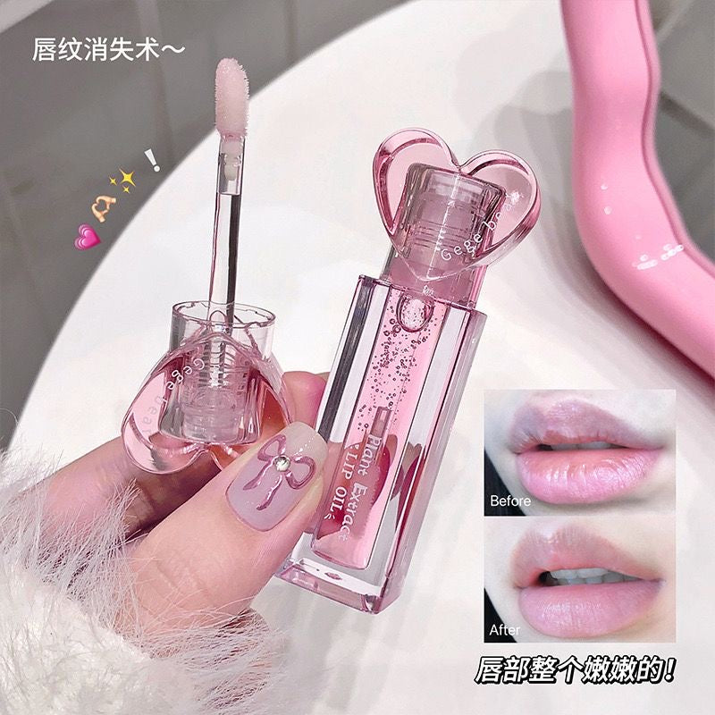 Hudamoji - 2pcs Rose & Collagen Extrat Lip Care Set