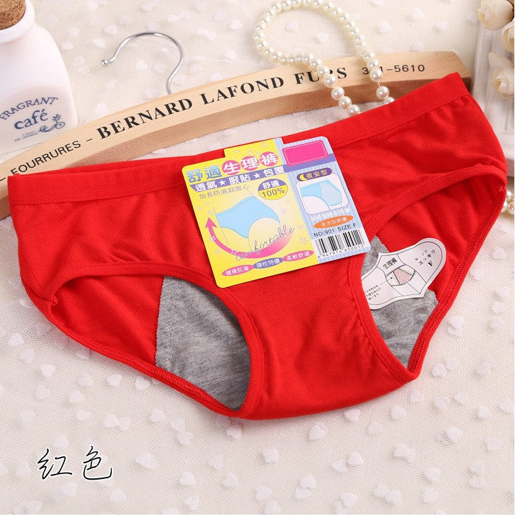 Women Panties Modal Soft Comfy Physiological Briefs Leakproof Menstrual Period Female (Underwear Without Pocket)