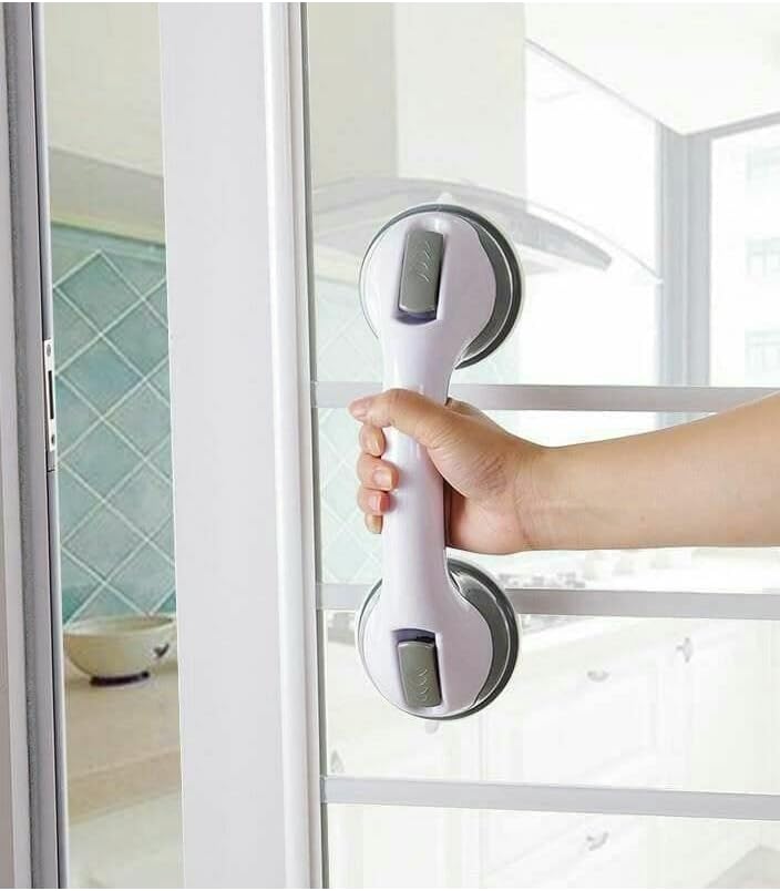 Shower Handle Safety Helping Handle Anti Slip Support Toilet Bathroom Safe Grab Bar Handle Vacuum Sucker Suction Cup Handrail