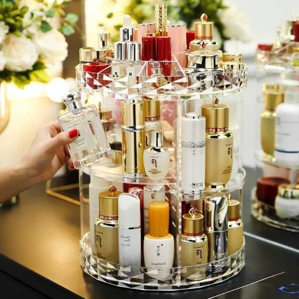 360 Degree Rotating Makeup Organizer