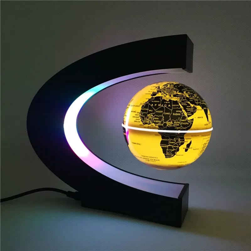 Floating Magnetic Levitation Globe LED World Map Novelty Ball Light Electronic Antigravity Lamp Home Decoration Creative Gifts