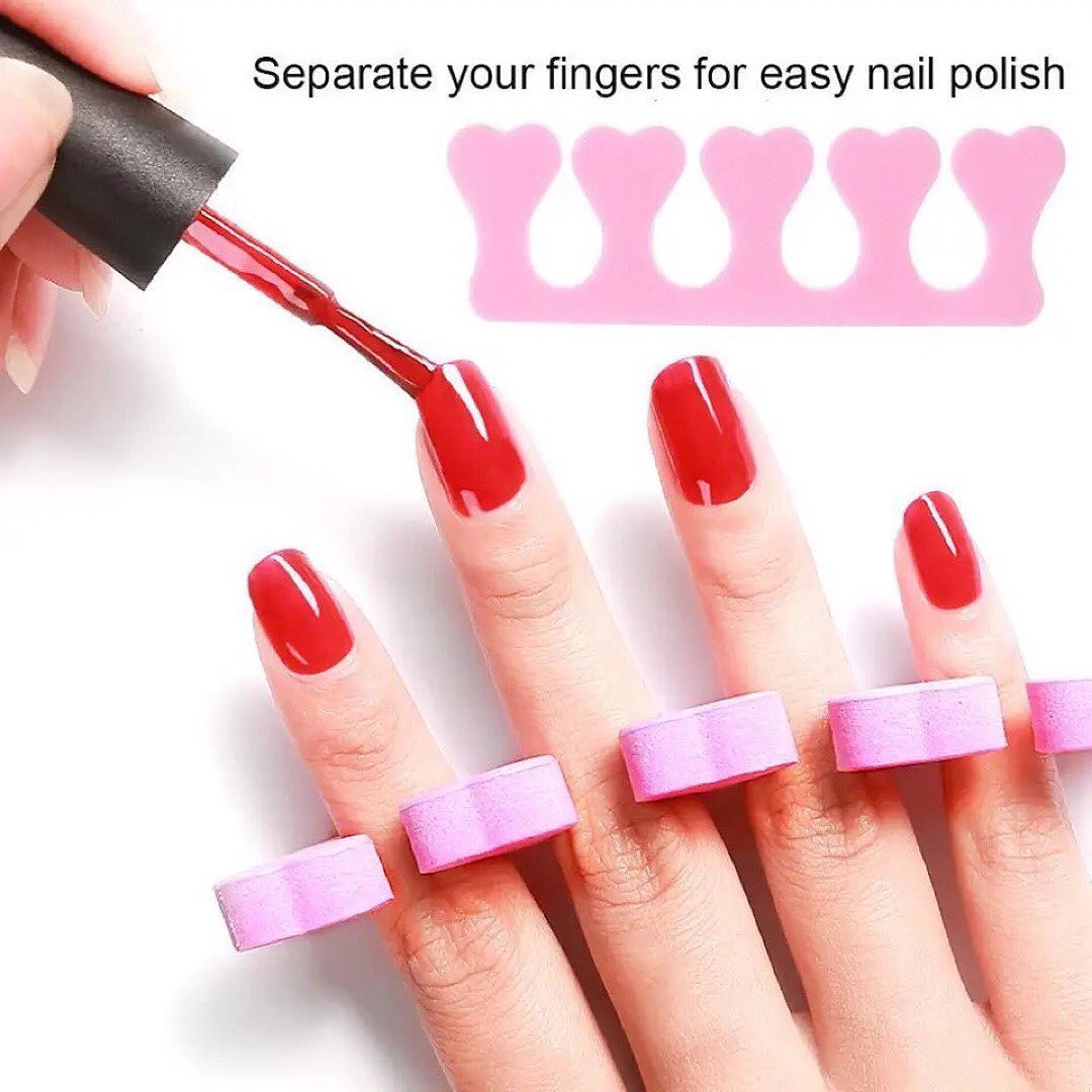 Nail Tools Nail Splitter Sponge Finger Separator Toe Separator Nail Splitter Finger Cotton