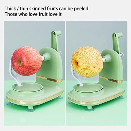 Manual Rotation Multifunctional Creative Kitchen Cutter Tool Fruit Machine Hand-cranked Fruit Peeler Apple Pear Slicer