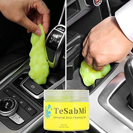 Car Wash Mud Cleaner Interior Dashboard Air Vent Keyboard Cleaning Gel Jelly Mobile Computer Gap Dust Dirt Cleaner Tool Mirror With Light Gift USB