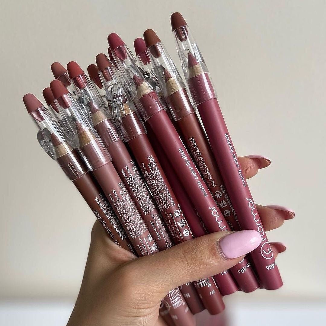 12pcs Flormar Lip Liner Pencils