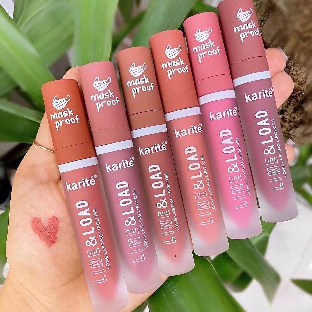 6pcs Highly Pigmented Matte Waterproof Lipgloss