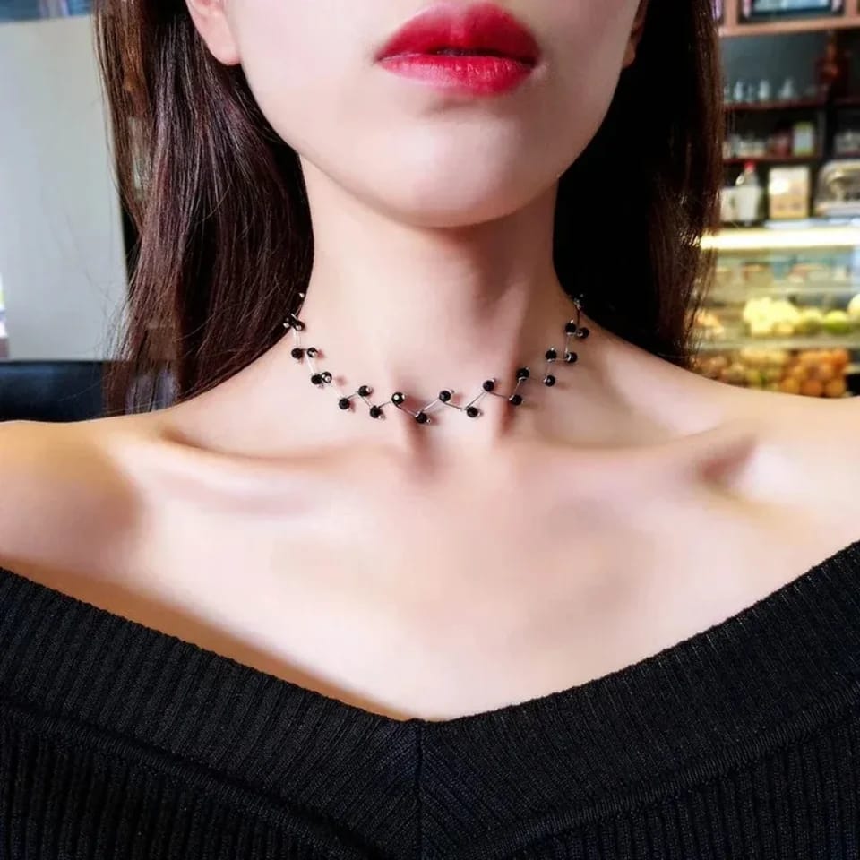 Short Necklace Imitation Pearl Jewelry Choker