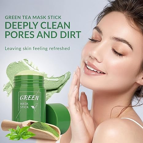 Poreless Deep Cleanse Mask Stick Oil Control Anti-Acne Green Tea Mask Stick