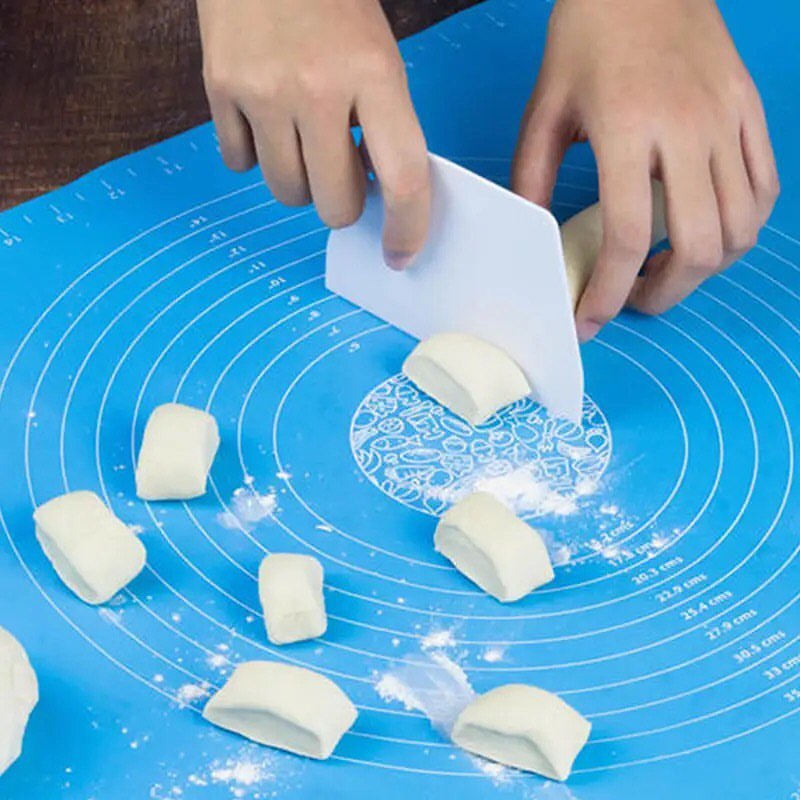 Silicone Baking Mat Non-Stick Fondant Ice Cake Dough Pad Baking Tool Mat Household Kitchen Accessories