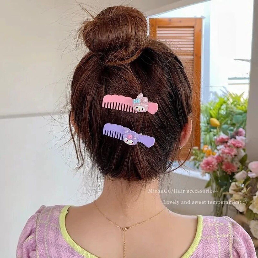 Pack of 6 Hairpin Comb Kids Girls Water Drop Hairpin Slide HairClip