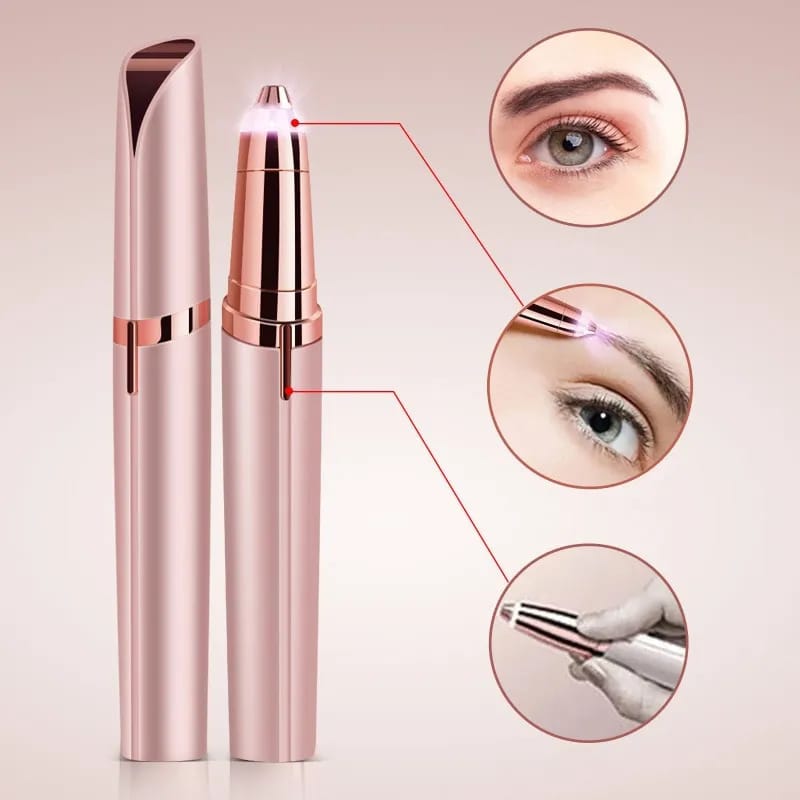 Flawless Eyebrow Trimmer Makeup Painless Eye Brow Epilator Makeup Painless Eye Brow Epilator