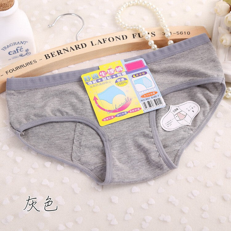 Women Panties Modal Soft Comfy Physiological Briefs Leakproof Menstrual Period Female (Underwear Without Pocket)