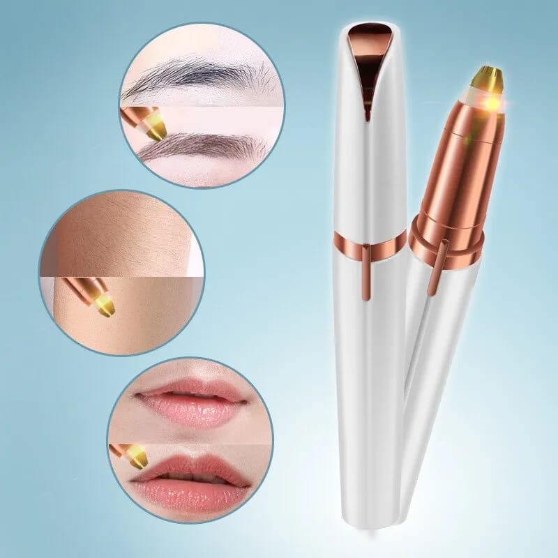 Flawless Eyebrow Trimmer Makeup Painless Eye Brow Epilator Makeup Painless Eye Brow Epilator