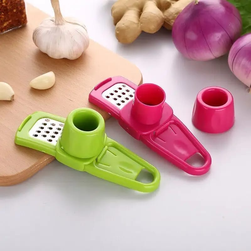 Mini Garlic Grinder Creative Garlic Press Kitchen Garlic Mash Manual Garlic Mashing Green Kitchen Gadgets