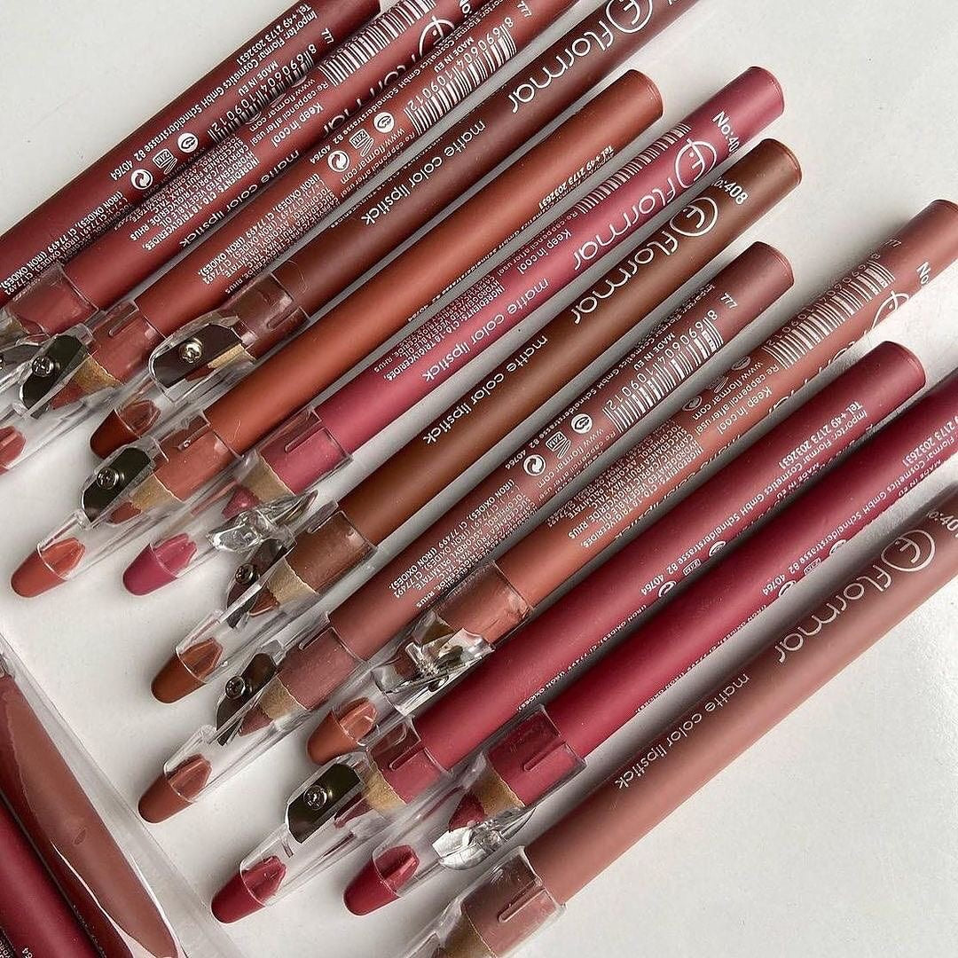 12pcs Flormar Lip Liner Pencils