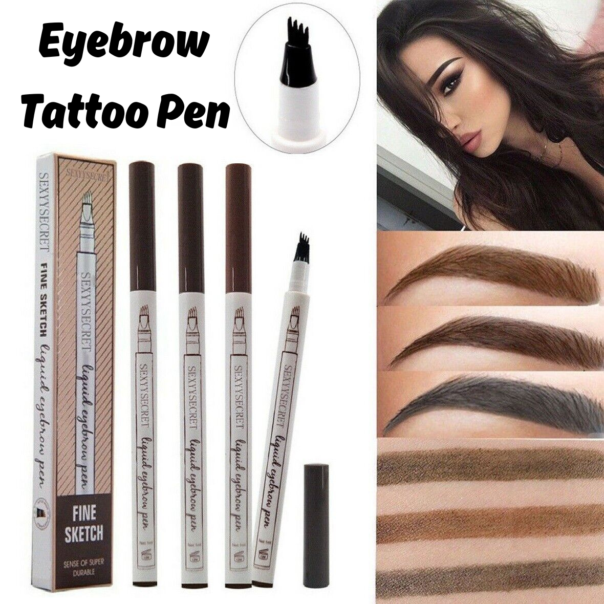 Four-claw Tattoo Eyebrow Pen Pencil