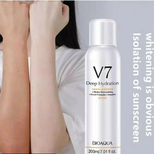 200ml Whitening Sunscreen Isolation Spray Waterproof V7 Hydration