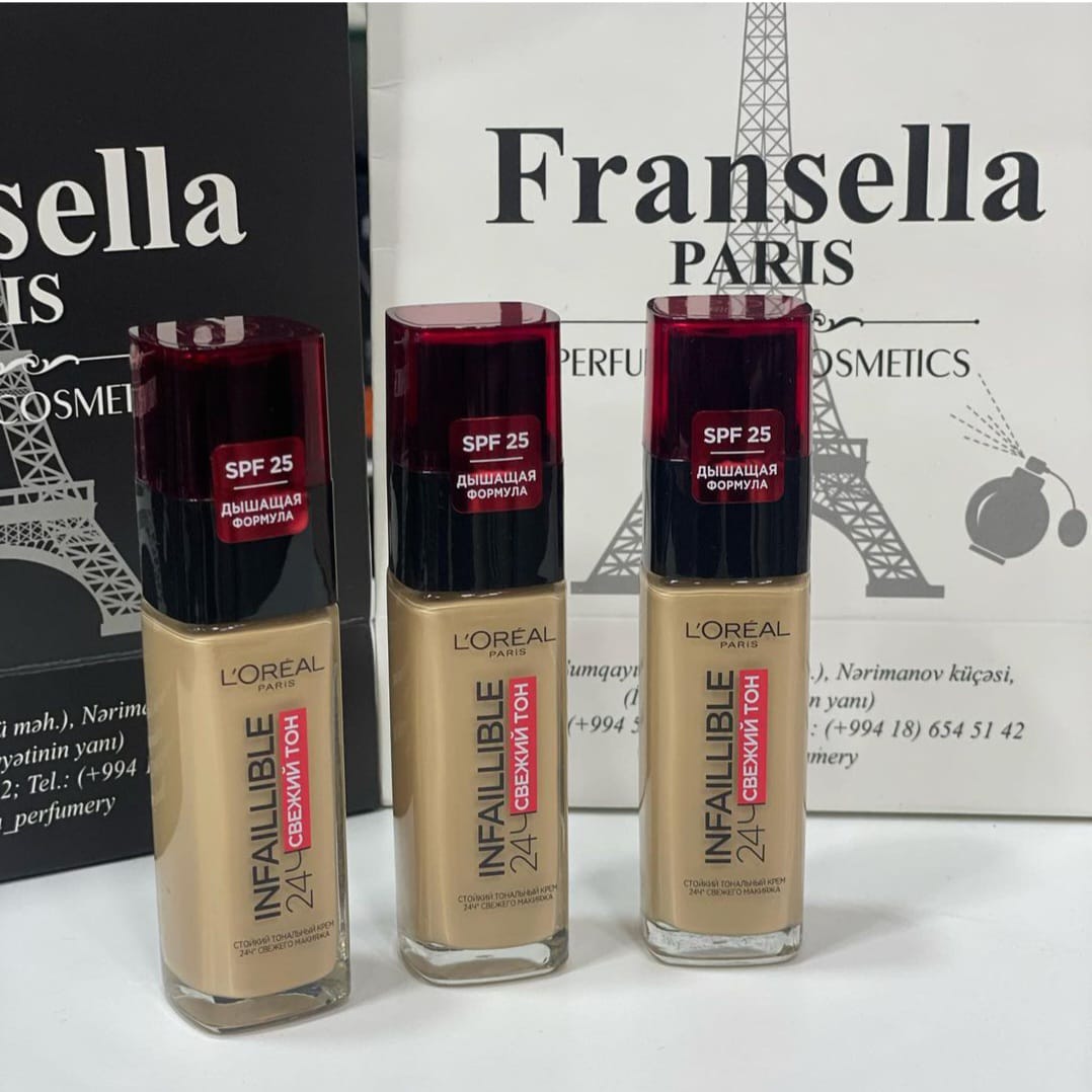 L'OREAL Infallible Up To 24H Fresh Wear Foundation High Coverage Liquid Glass Foundation