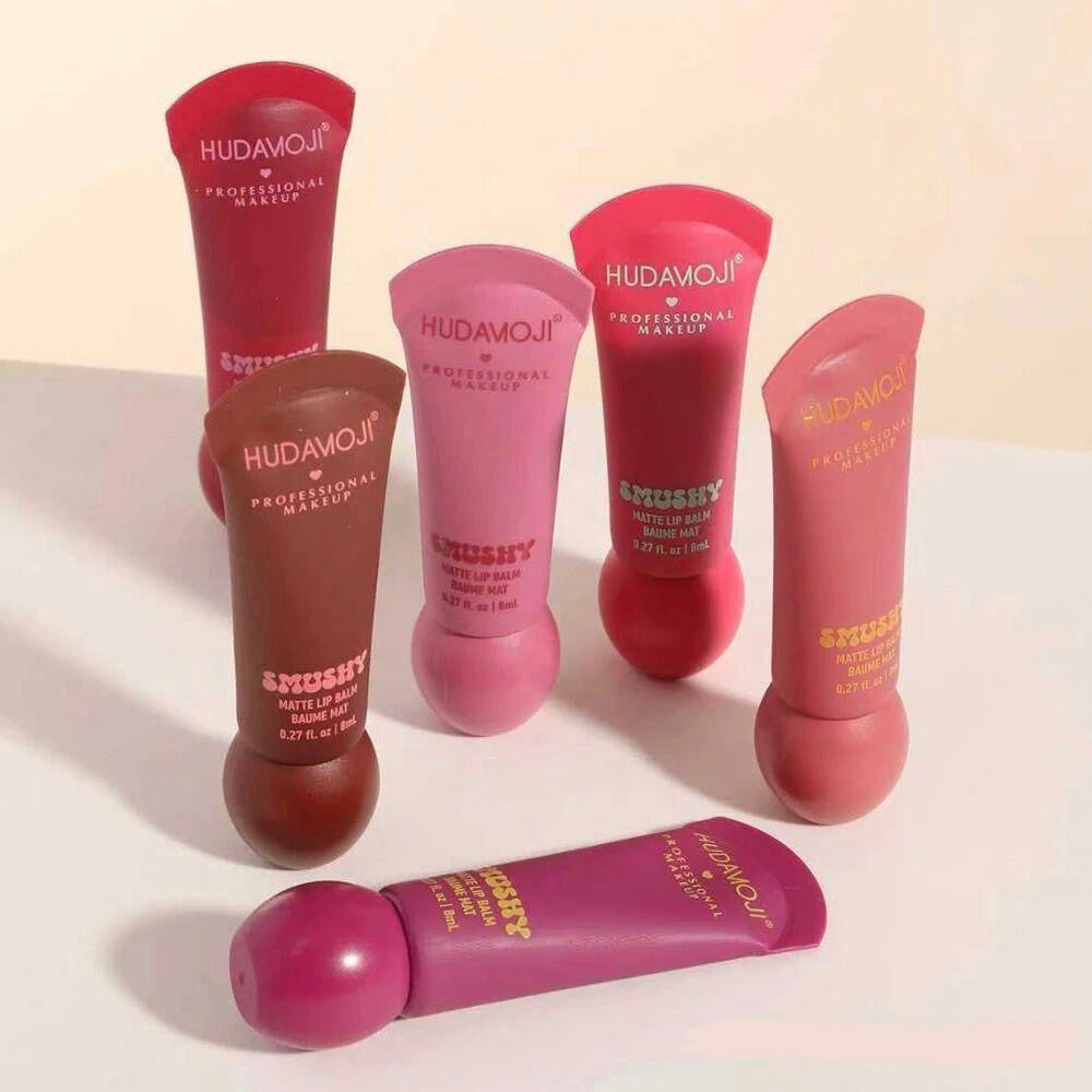 Hudamoji - 6pcs Smushy Matte Lip Gloss