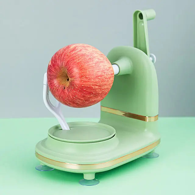 Manual Rotation Multifunctional Creative Kitchen Cutter Tool Fruit Machine Hand-cranked Fruit Peeler Apple Pear Slicer