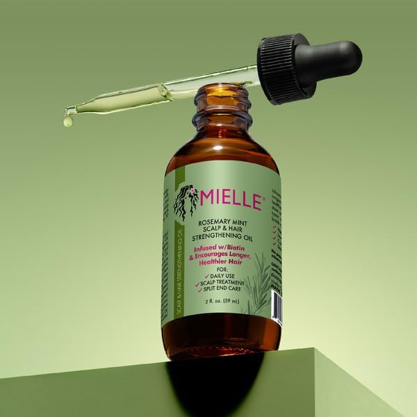 Mielle Organics Rosemary Mint Scalp & Hair Strengthening Oil for All Hair Types