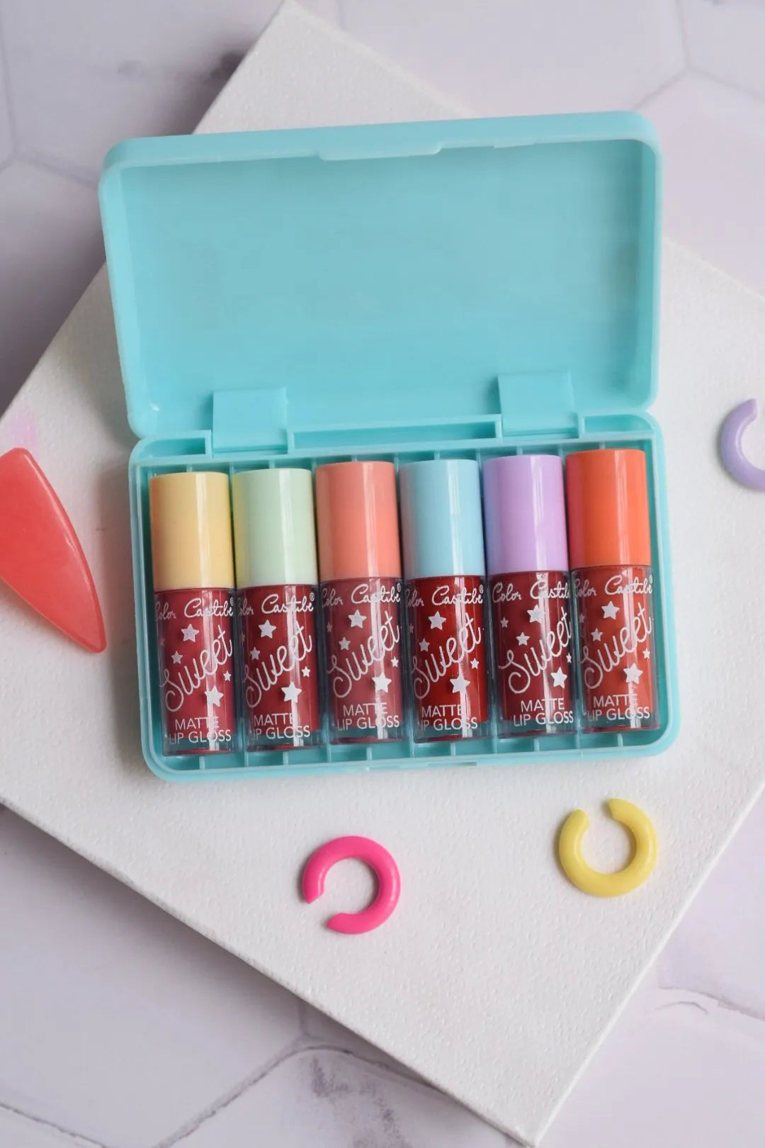 Color Castle 6 Color Matte Lipgloss Set