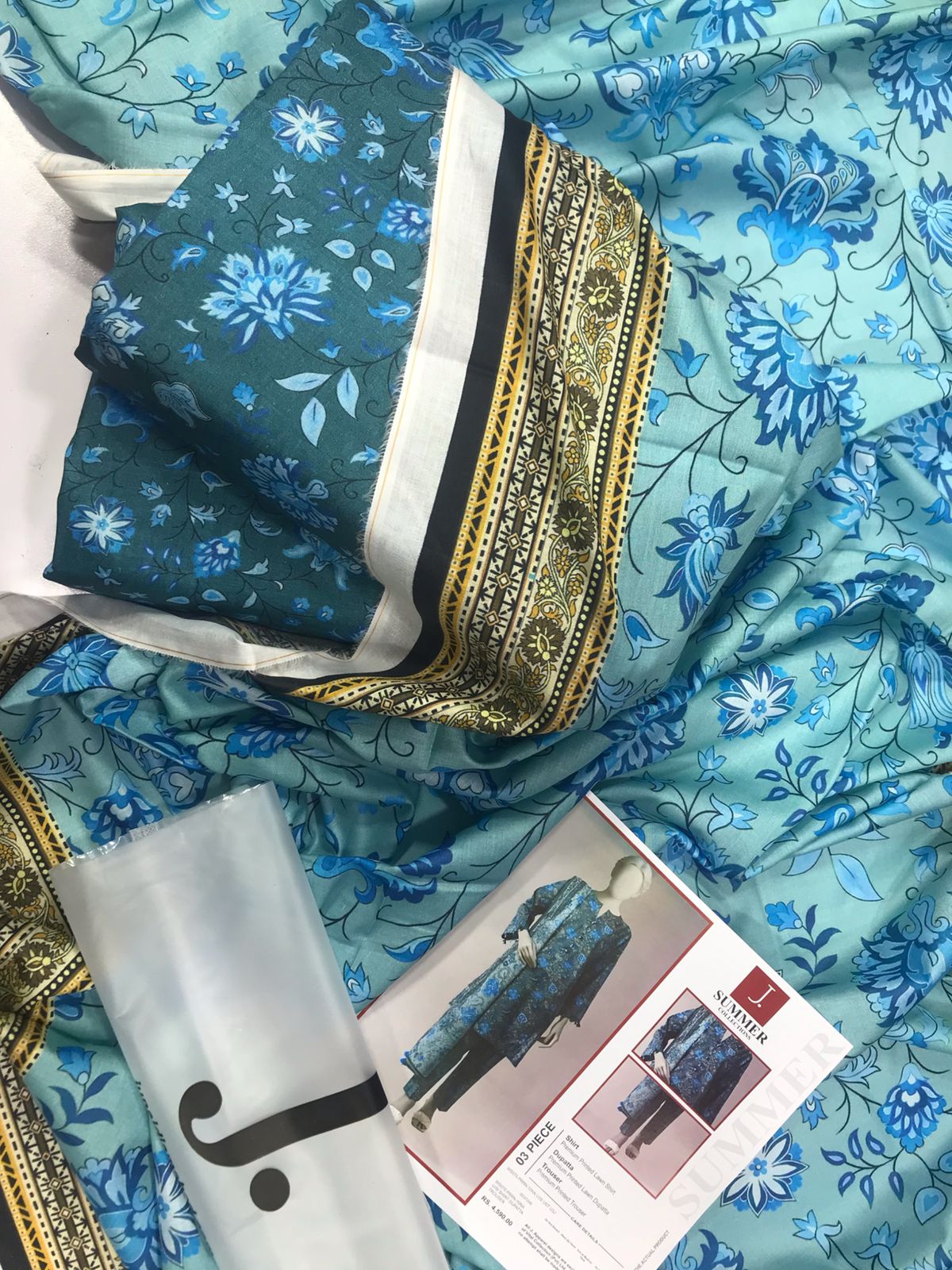 J. JUNAID JAMSHED DIGITAL PRINTED 3PC LAWN COLLECTION