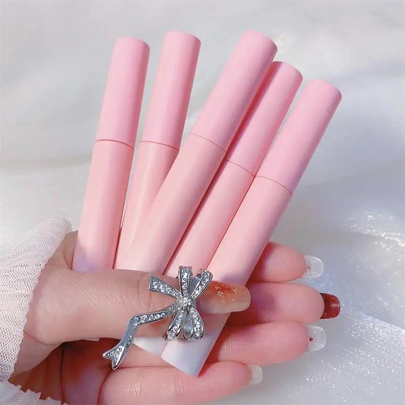 5pcs/set Velvet Matte Von Gee Lipstick Set Liquid Lip Gloss Waterproof Long Lasting Nude Lip Tint Beauty Korean Cosmetic