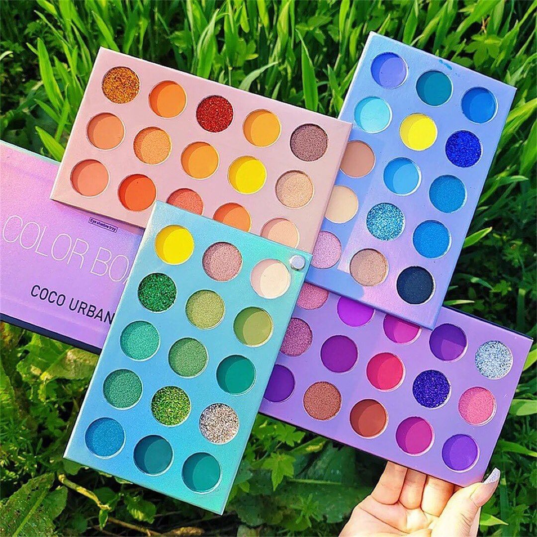 60 Colors Eyeshadow Palette Matte Shimmer Waterproof Long-lasting Eye Shadow Eyes Makeup Cosmetic Glitter Eyeshadow Palette