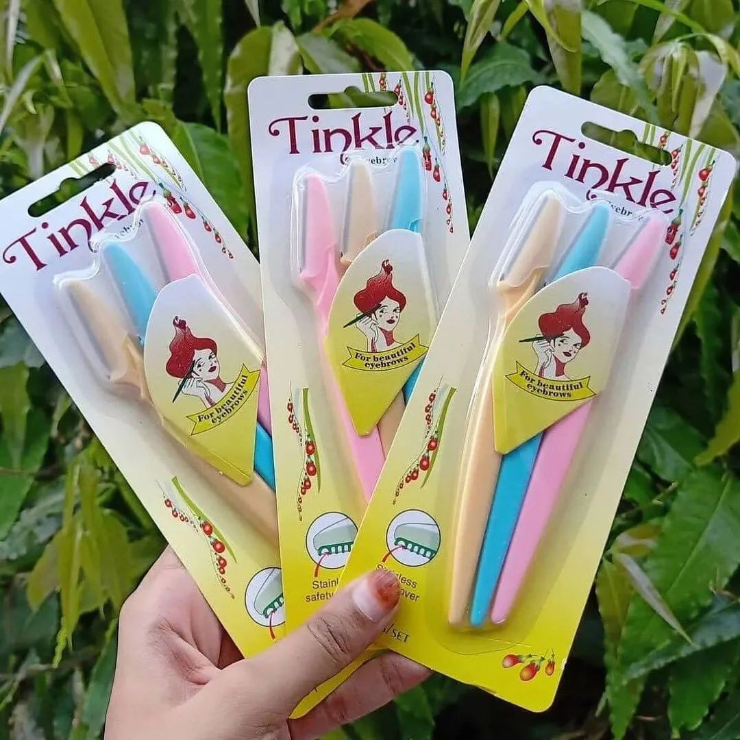 3pcs Eyebrow Tinkle Razor