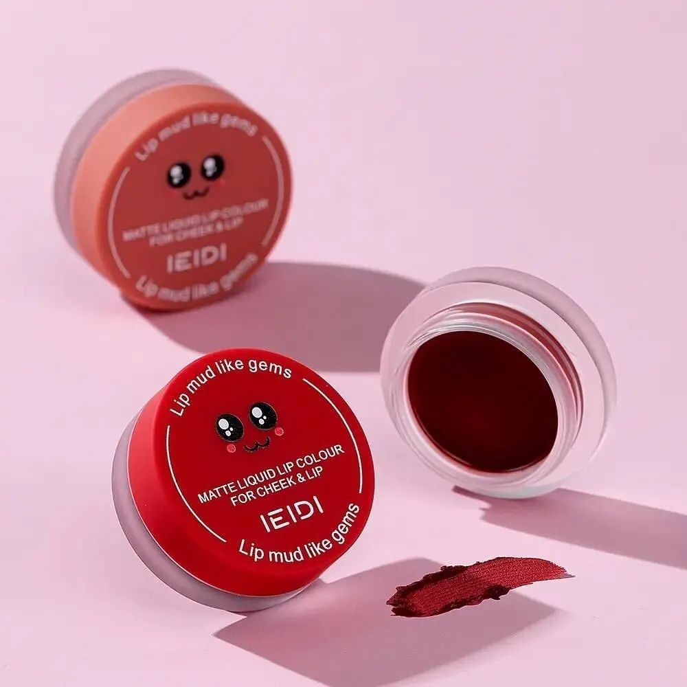 3pcs Lip and Cheek Matte Liquid Lipstick Waterprooof Makeup Tint Longwearing Korean Style Lip Muds