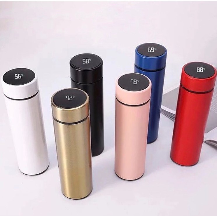 Intelligent Temperature Display Water Bottle Thermos Bottle Stainless Steel Vacuum Flasks Smart Thermoses Coffee Mug Cup