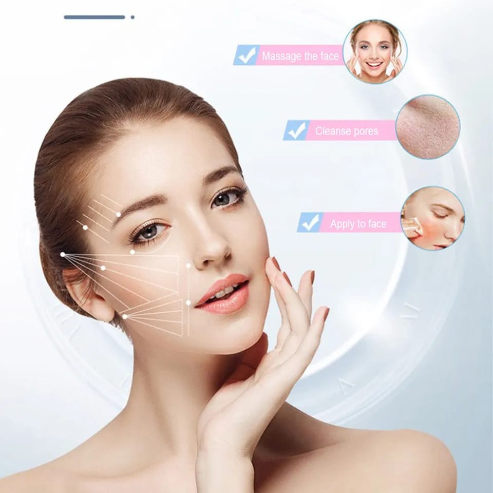 Silicone Ice Roller for Neck, Face & Eyes Massager Face and Eye Puffiness Ice Roller for Face Silicone Ice Face Roller Massage