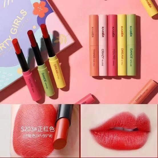 Pack of 5 PARTY GIRLS LIPSTICK