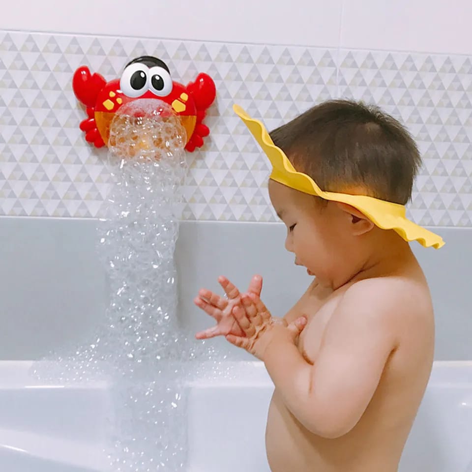 Bubble Crabs Baby Bath Toy Funny Toddler Bath Bubble Maker Pool Swimming Bathtub Soap Machine With Music Bathroom Toys for Children Kids