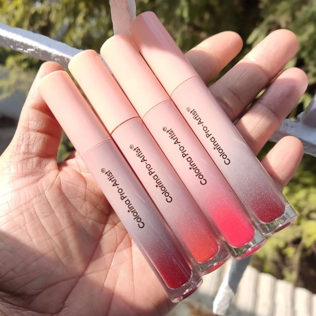 4pcs set Magic LIP TINT + LIPGLOSS