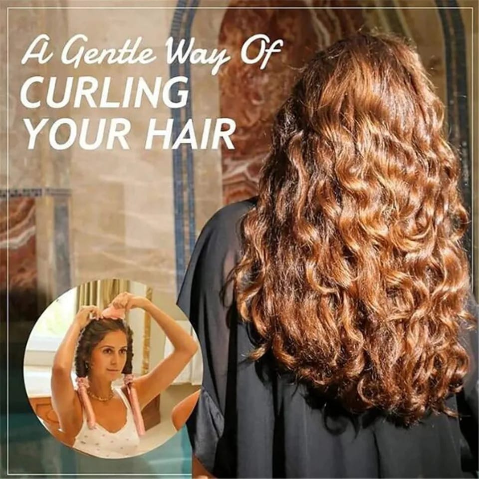 Easy Heatless Hair Curler