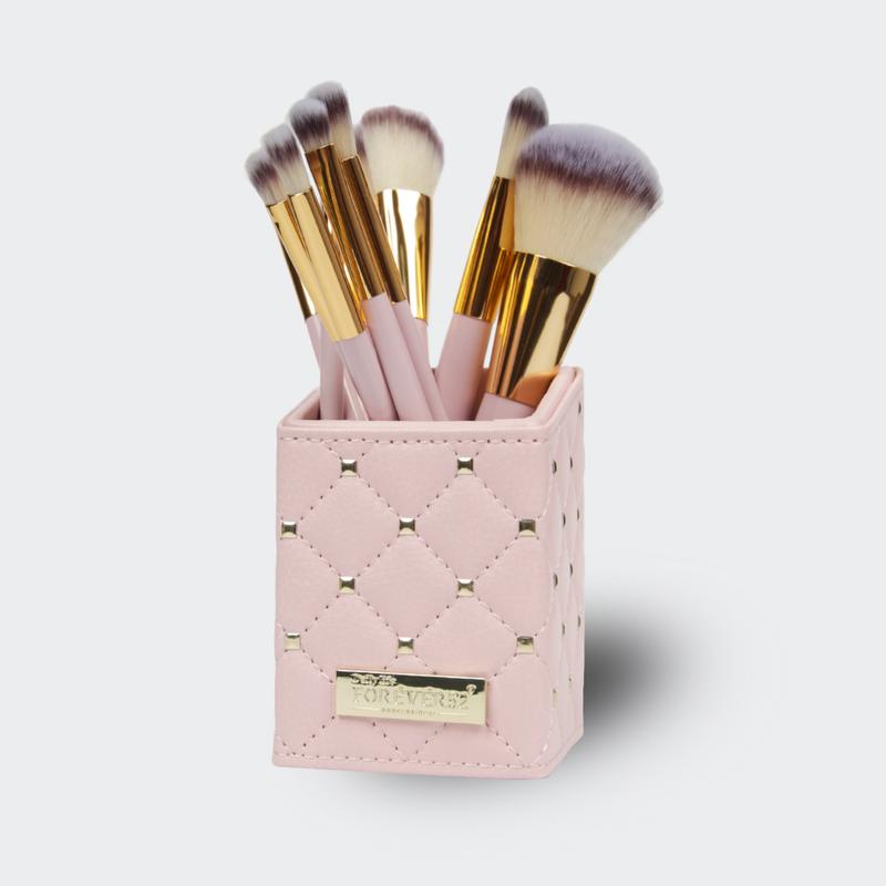 12pcs/set Bucket Makeup Brushes Super Soft Eyeshadow Foundation Face Powder Blush Full Set of Brushes Soft Hair Tools