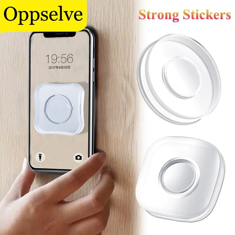 Pack of 4 Baseus Self Adhesive Reusable Universal Gel Pad Holder and Cable Winder Universal Magic Nano Stickers