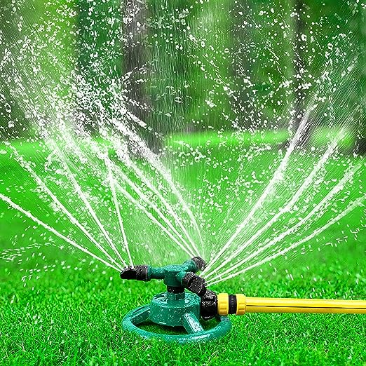 Sprinkler Nozzle 360 Degree Automatic Rotating Water Spray Garden Lawn Automatic Sprinkler Garden Watering Irrigation Supplies