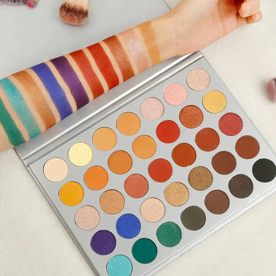 35 Colour Jaclyn Hill Palette, Eyeshadow Palette, Colorful Shadow Pallet Glitter