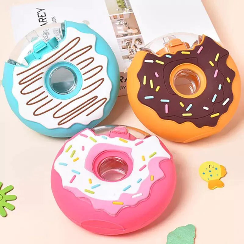 Cute Donut Kids Water Cup Straw Cup Outdoor Portable Water Cup Silicone Anti-fall Baby Water Bottle With Shoulder Straps